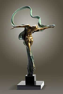 Gaylord Ho - Dane of Beauty Bronze Sculpture